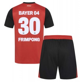 Bayer Leverkusen Jeremie Frimpong #30 Heimtrikot 2024-25 Kurzarm (+ kurze hosen)